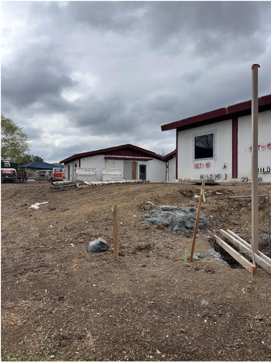 Construction is planned to conclude by the end of May.